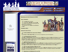 Tablet Screenshot of histoirevivante.org